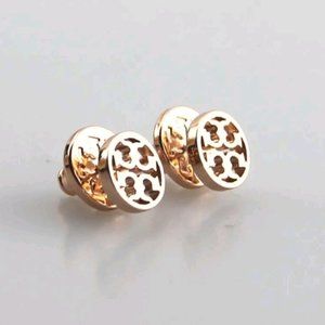 Tory Burch Miller Stud Earrings Gold Brand new